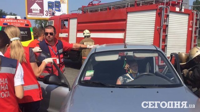 На перекрестке Столичного шоссе и Лесничей произошло ДТП