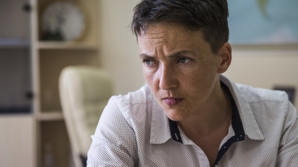 Надежда Савченко. Фото: Евгений Фельдман, «Новая газета»