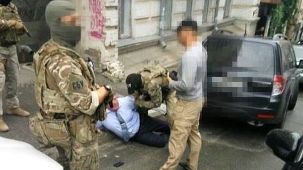 Задержание Будника. Фото: пресс-служба СБУ