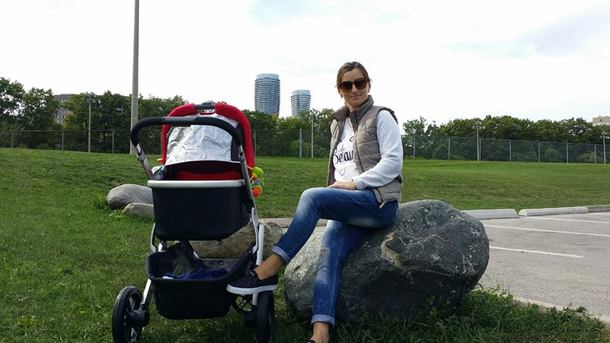 Вита рожала в Канаде. Фото Facebook