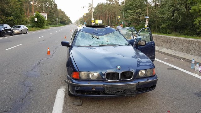 В Киеве водитель BMW сбил насмерть велосипедиста